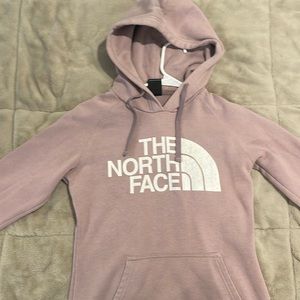 The North Face light purple hoodie